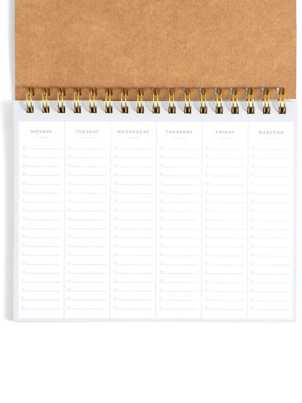 Undated Spiral Weekly Planner, 2 of 4