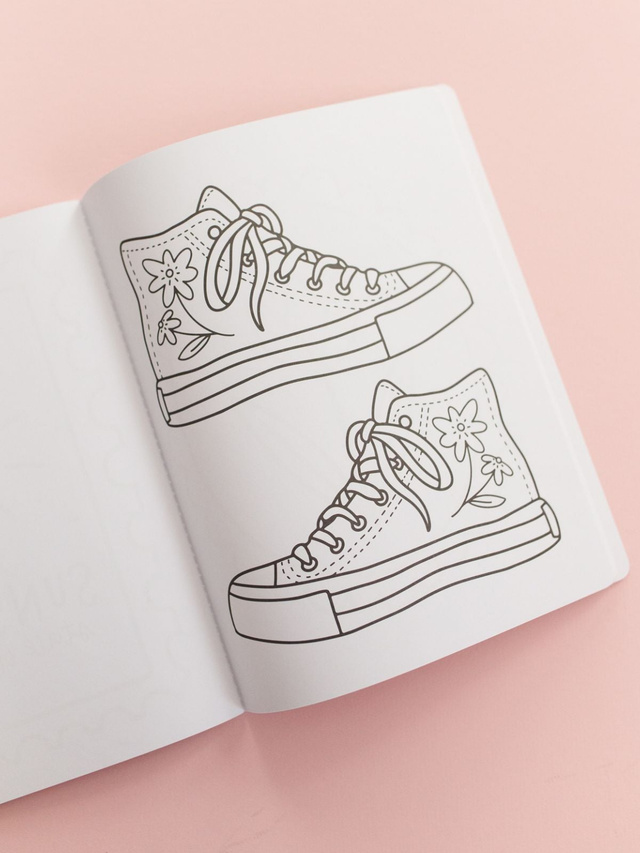 Bows & Blooms Coloring Book, 3 of 11