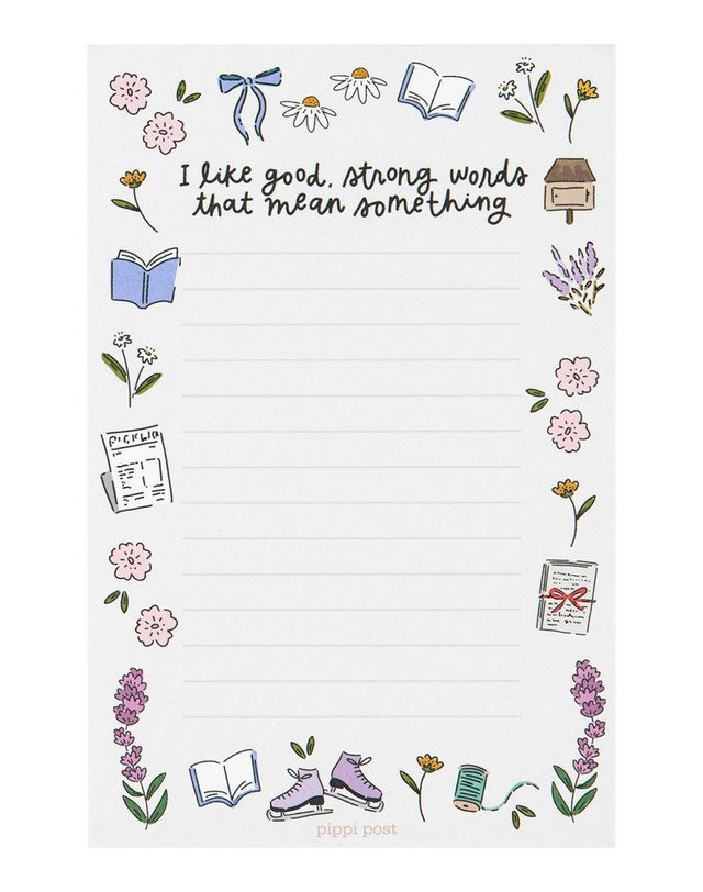 Good Strong Words Little Women 4×6 Notepad, 1 of 2