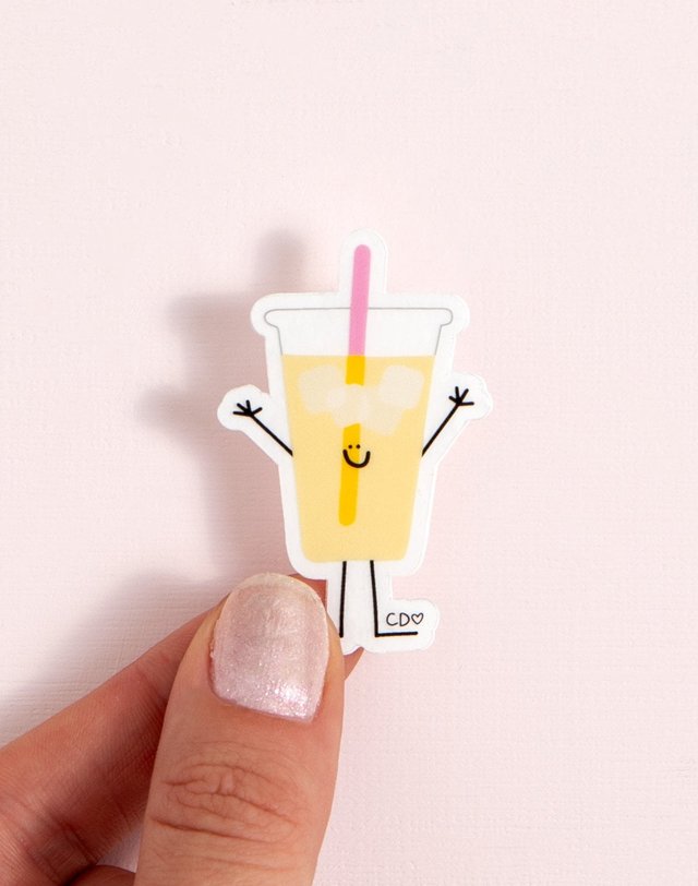 Lemonade Clear Decal Sticker, 1 of 2