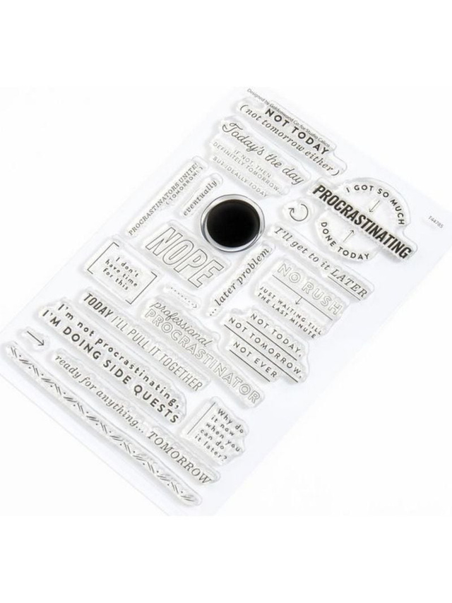 Stamp Set : 4×6 Procrastinator , 2 of 3