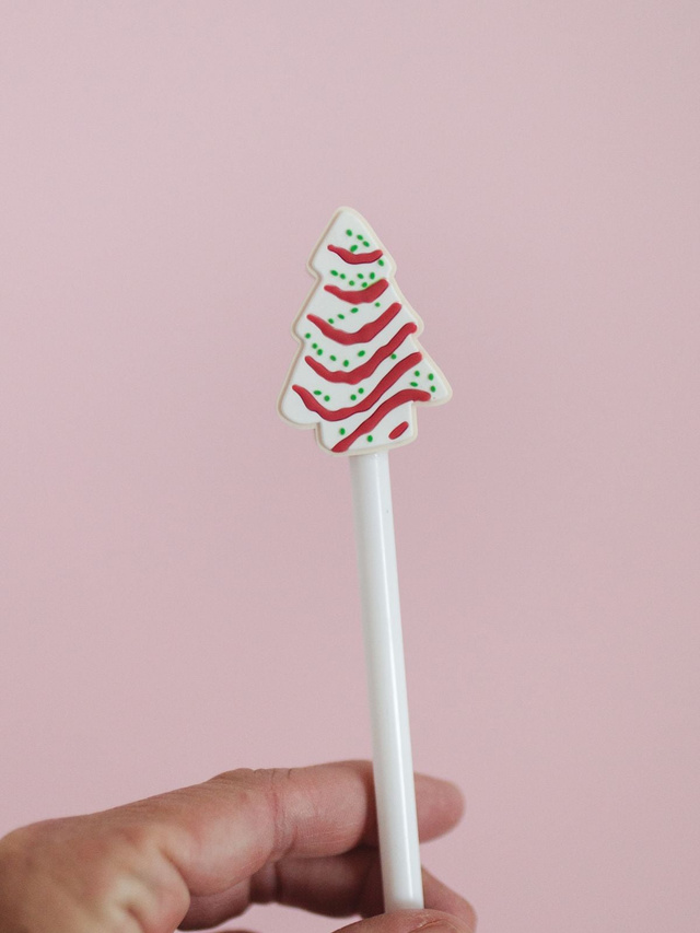 Christmas Tree Cake Gel Pen, 3 of 6