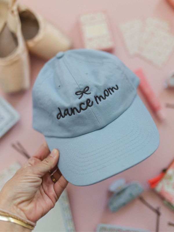 Dance Mom Bow Embroidered Baseball Cap, 1 of 5