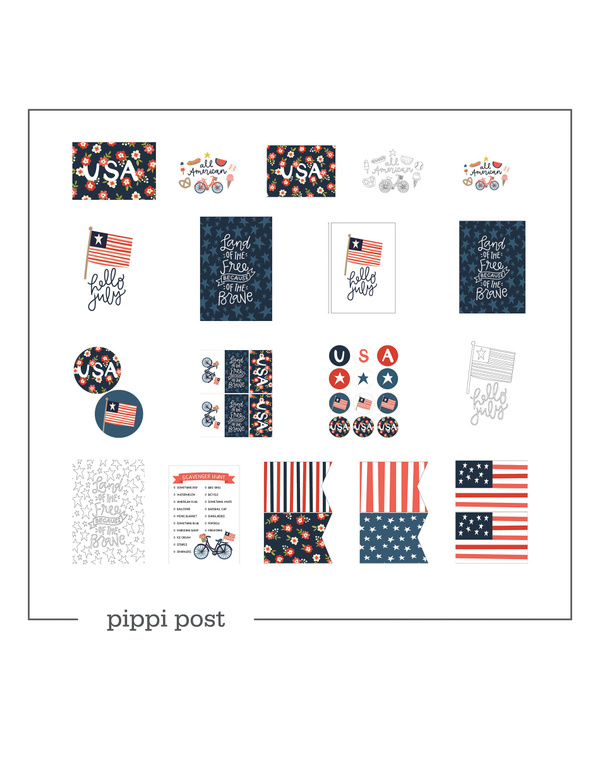 4th of July Printable Bundle, 1 of 4