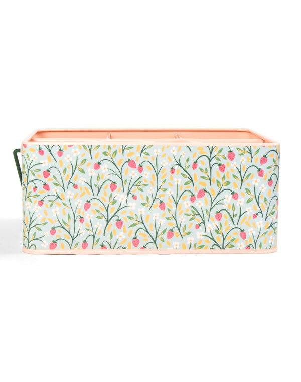 Strawberry Meadow Tin Utensil Caddy, 1 of 3