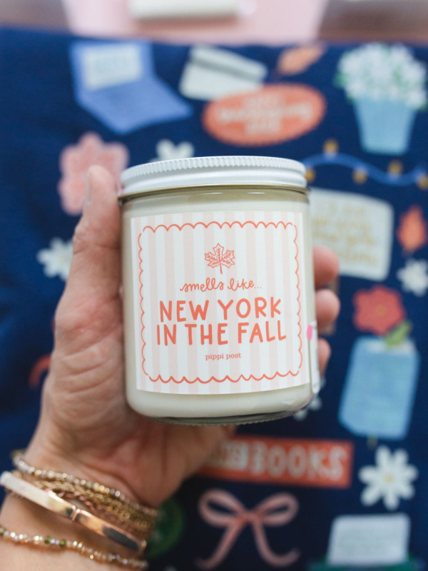 New York in the Fall Scented Soy Hand-Poured Candle, 1 of 2