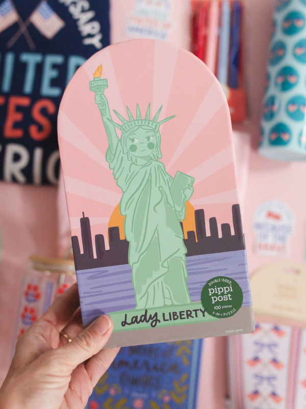George Washington & Lady Liberty - 100 Piece Double-Sided Jigsaw Puzzle, 2 of 11