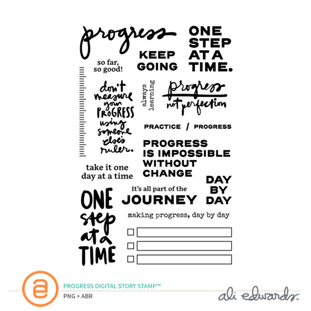 Progress Digital Story Stamp™ , 1 of 1