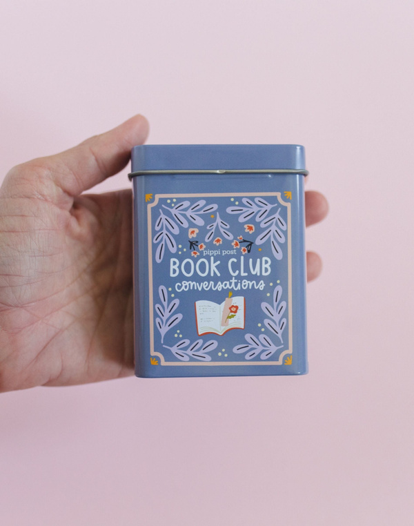 Book Club Reading Conversation Game - Deck of Cards + Storage Tin, 1 of 7