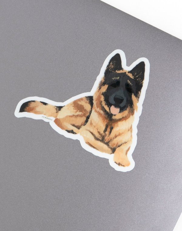 German Shepherd Decal Sticker, 2 of 2