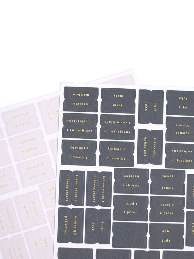 Navy & Grey Bible Tabs, 4 of 10