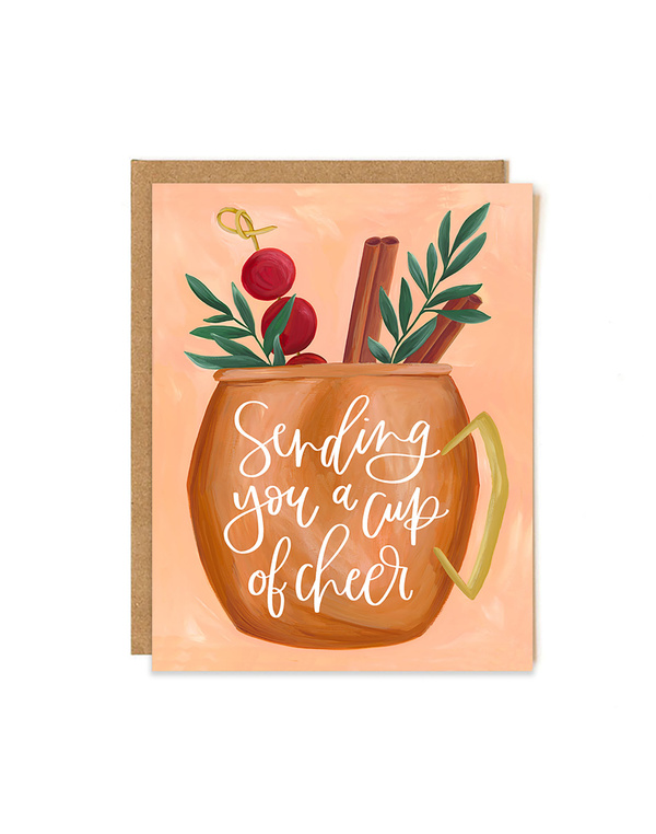 Cup of Cheer Greeting Card, 1 of 1
