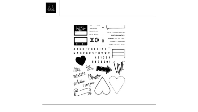 Digital 6×8 Valentine Update Stamp Set, 1 of 1