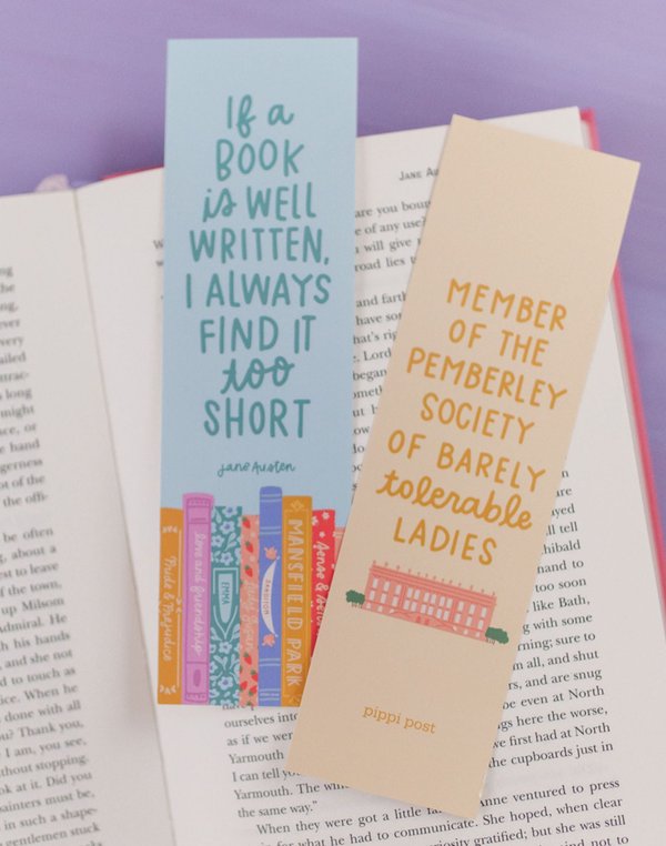 Jane Austen Books Bookmark Set, 3 of 5