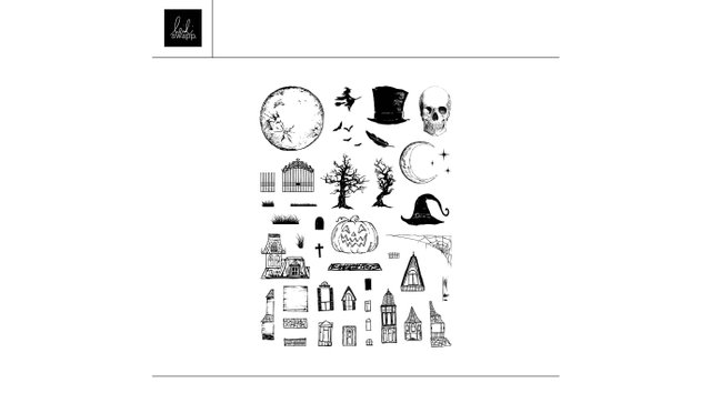 Digital 6×8 Haunting Stamp Set, 1 of 1