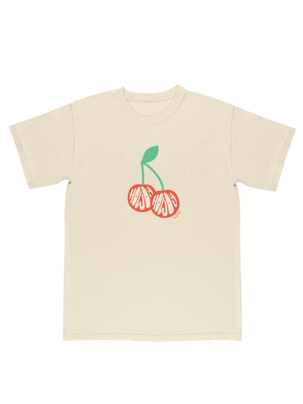 Howdy Cherries Tee - Ivory, 2 of 3
