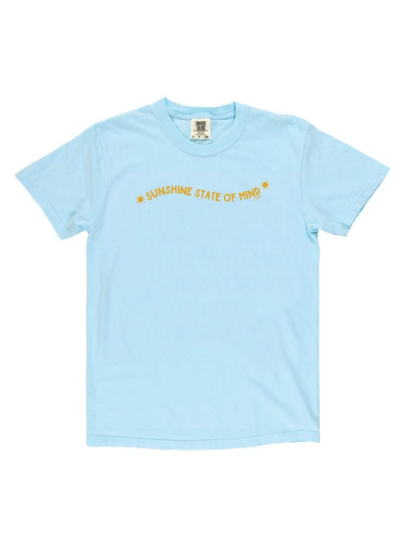 Sunshine State of Mind Coastal Tee - Chambray, 4 of 5