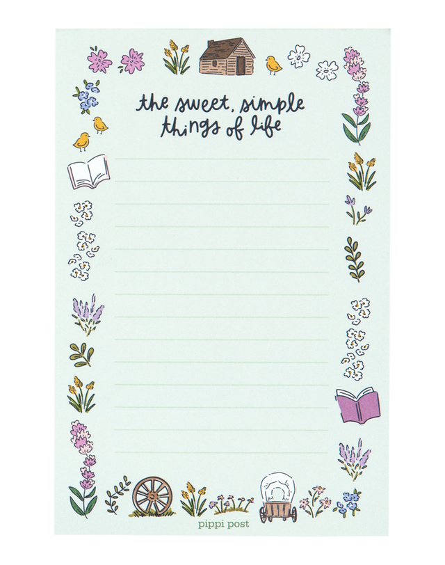 Sweet Simple Things Little House on the Prairie 4×6 Notepad, 2 of 3