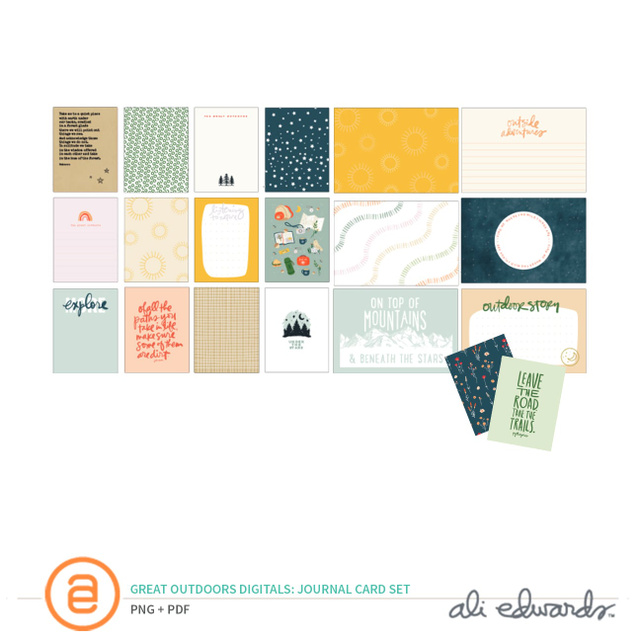 The Great Outdoors Digital Journal Cards, 1 of 1