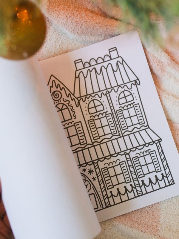 Cozy Christmas Coloring Book, 4 of 11
