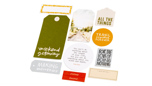Travel Collection 2026 Cardstock Die Cut Pack, 2 of 4