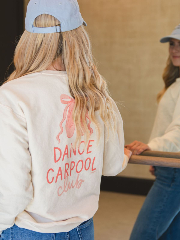 Dance Carpool Club Ballet Sweatshirt - Ivory, 2 of 4