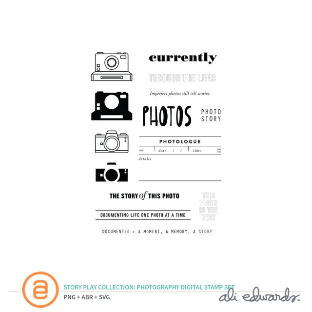 Story Play Photography Digital Stamp Set, 1 of 1