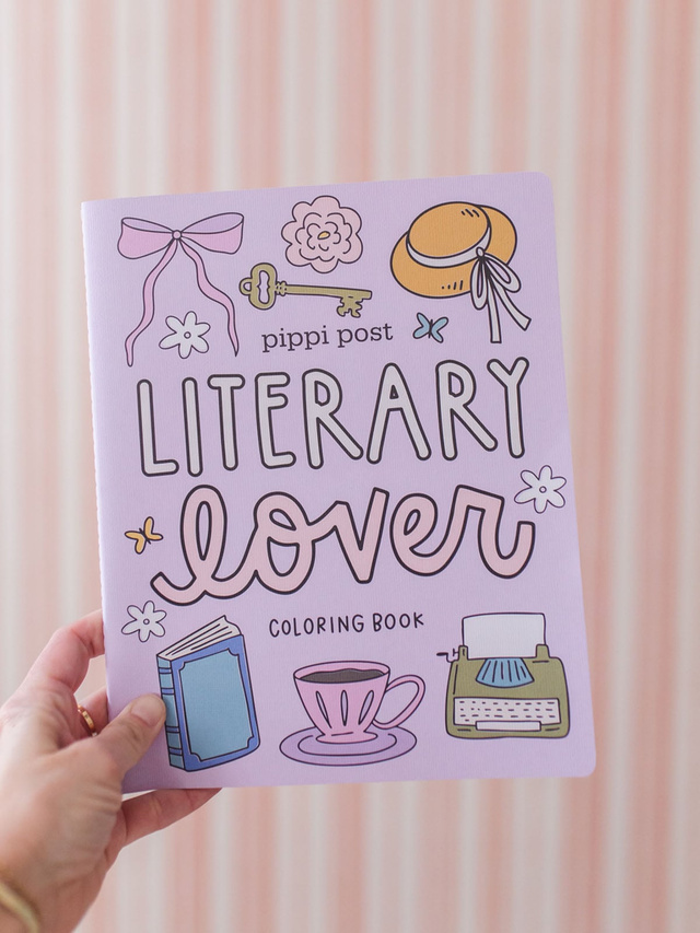 Literary Lover Coloring Book, 1 of 9