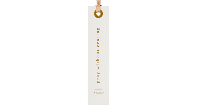 Bookmark - Pray Without Ceasing, 1 of 2
