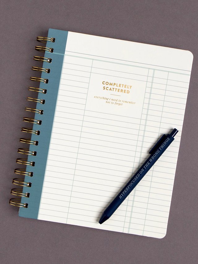 Completely Scattered 7×9 Spiral Notebook, 3 of 3