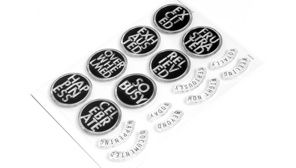 Stamp Set : 4×6 Emotions, 2 of 2