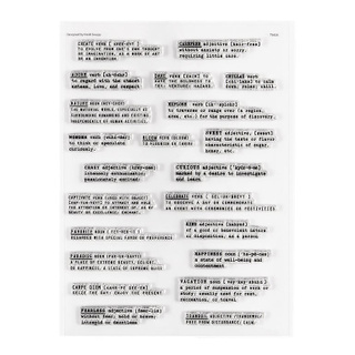 Stamp Set : 4×6 Keychain - Heidi Swapp