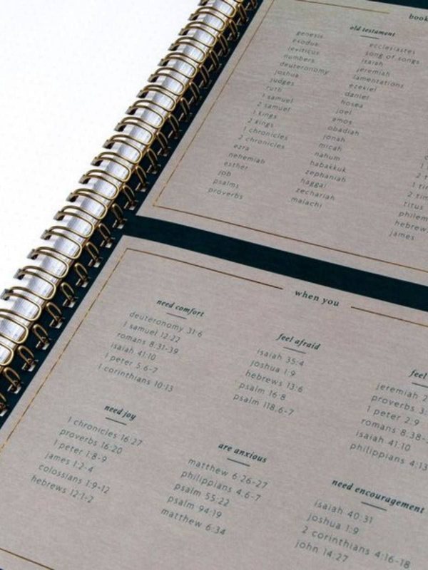 Kraft Bible Study Spiral Notebook, 7 of 13