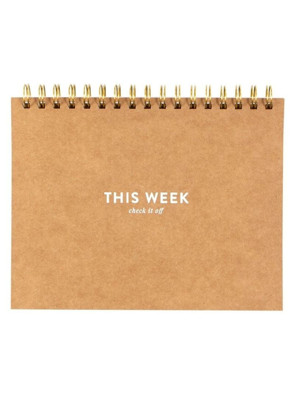 Undated Spiral Weekly Planner, 1 of 4