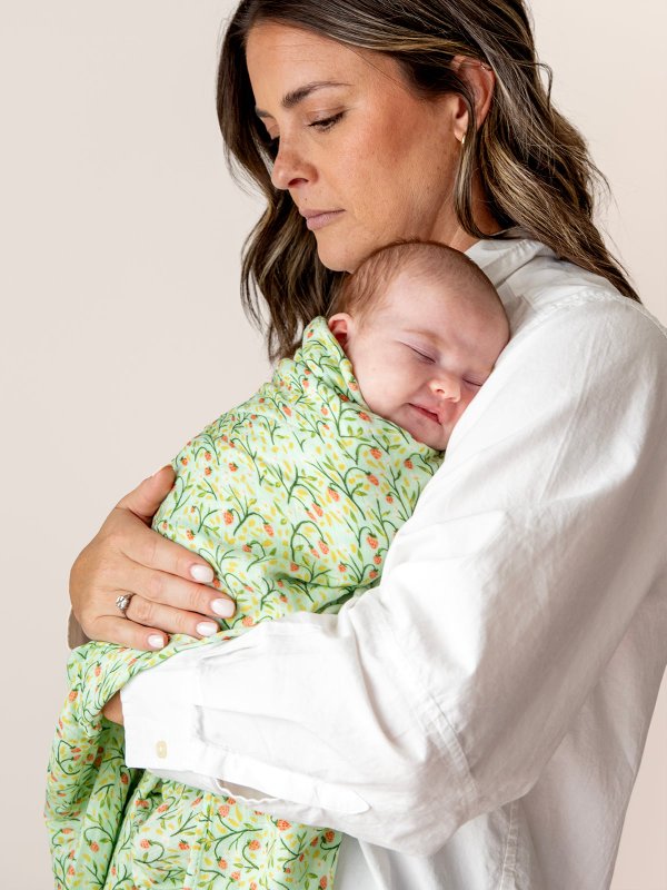 Strawberry Meadow Baby Swaddle, 2 of 5