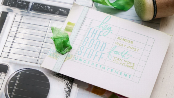 Stamp Set : 6×8 Charts and Grids, 5 of 6
