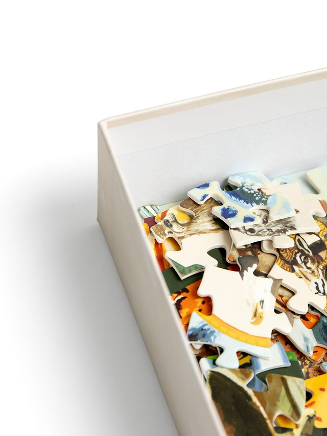 Animal Tracks Grid - 500 Piece Jigsaw Puzzle, 2 of 8