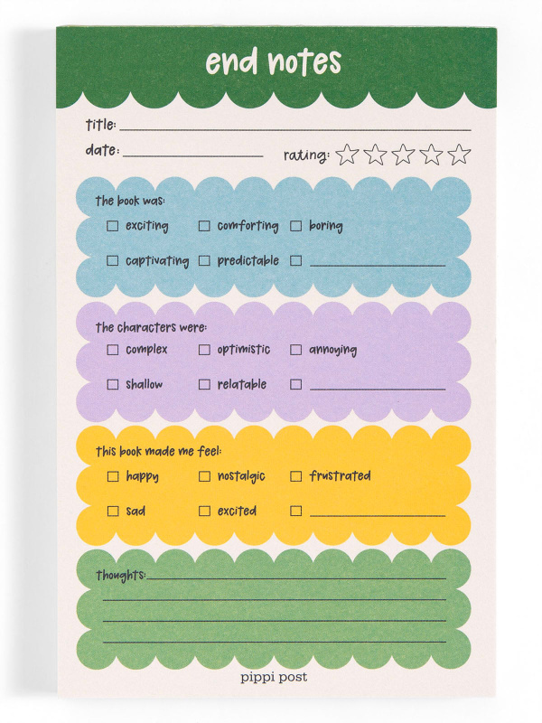 End Notes Book Reflection & Review 4×6 Notepad, 4 of 4