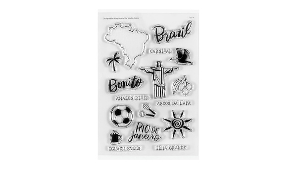 Stamp Set : 4×6 Brazil by Kiley Bennett, 1 of 1