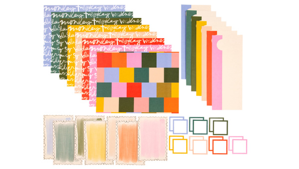 Color Blocked Journal Card & Paper Variety Pack, 1 of 5