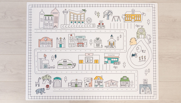 Table Top Modern City Play Mat, 5 of 8