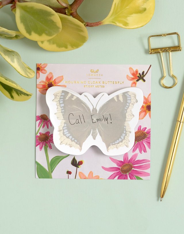 Mourning Cloak Butterfly Sticky Notes, 2 of 3