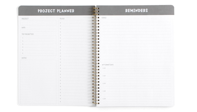 Happy Days Ahead- 8.5×11" Weekly/Monthly Planner, 7 of 10