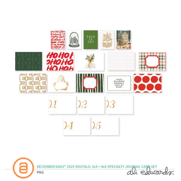 December Daily® 2025 Digital Specialty Journal Card Pack, 1 of 1