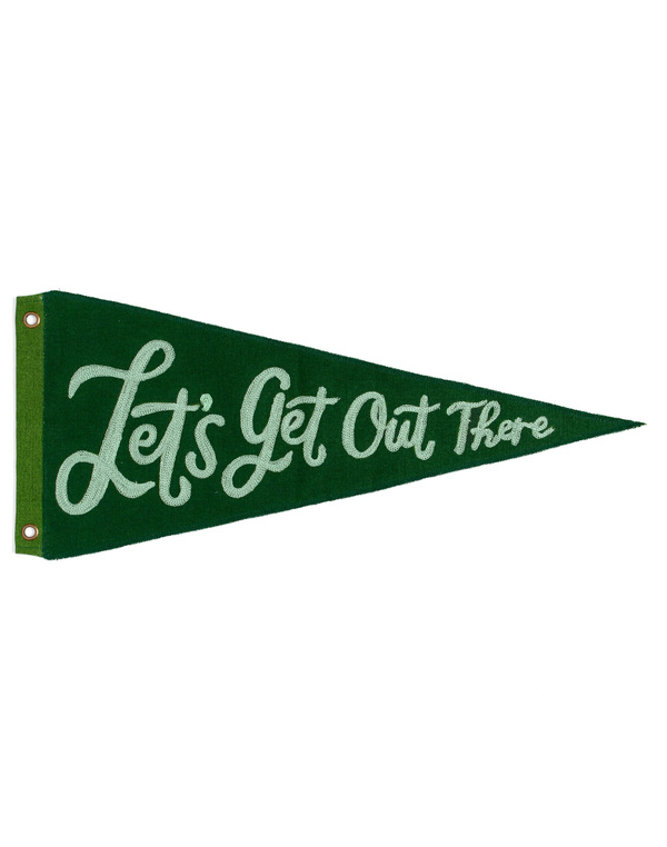 Let's Get Out There Pennant Flag, 3 of 4