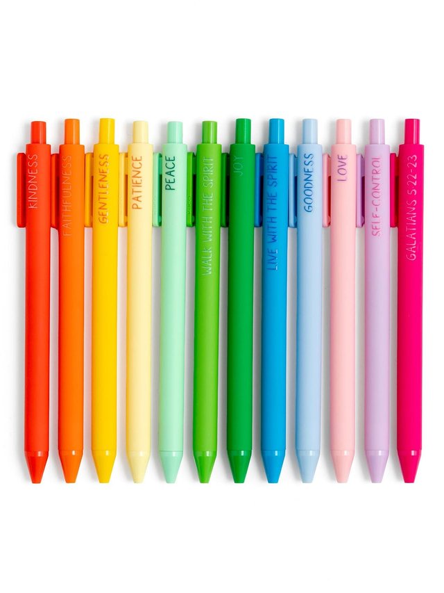 Fruits of the Spirit Faith-Inspired Pen Set of 12, 2 of 5