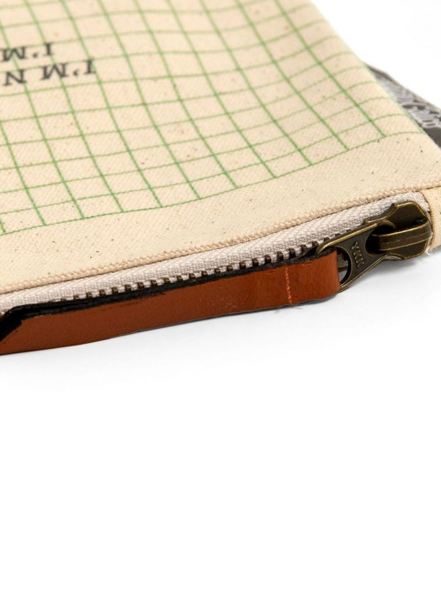 Procrastinator Canvas Zip Pouch, 3 of 3