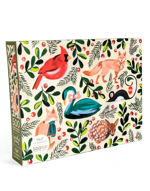 Woodland Animals - 500 Piece Jigsaw Puzzle, 1 of 9