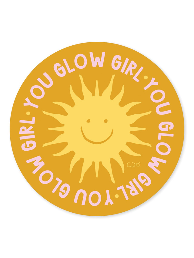 You Glow Girl Sunshine Decal Sticker, 4 of 4