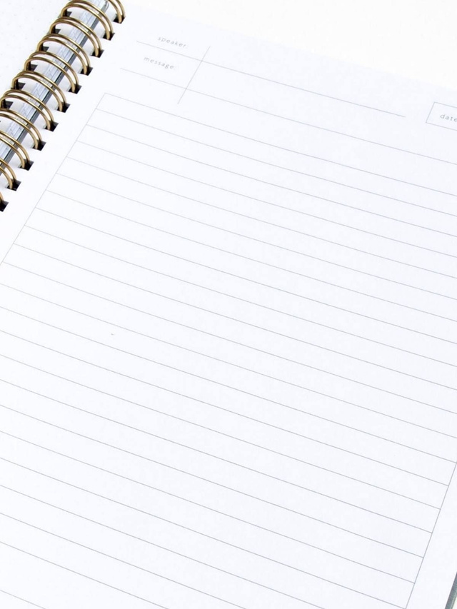 Navy Bible Study Spiral Notebook, 6 of 13